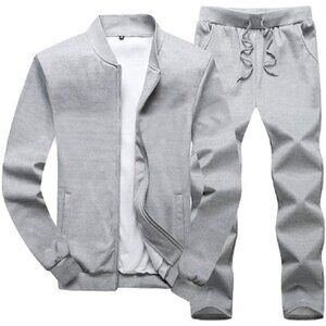 Lavnis Men's Casual Tracksuit Long Sleeve Running Jogging Athletic Sports Set‎